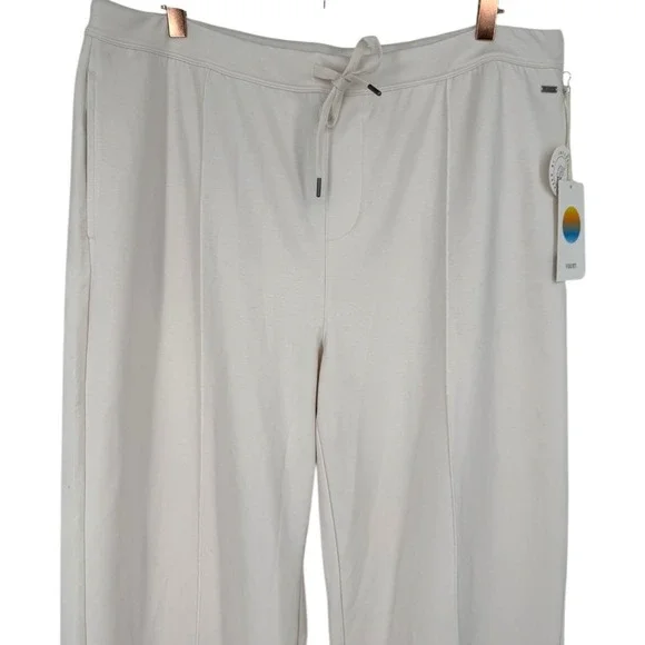 NWT Vuori Women's Compose Wideleg Pant Marshmallow‎ Size XL Activewear Lounge